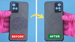 Authentic Way to Remove Ballpoint or Pen Ink Stain from Phone Cover at Home