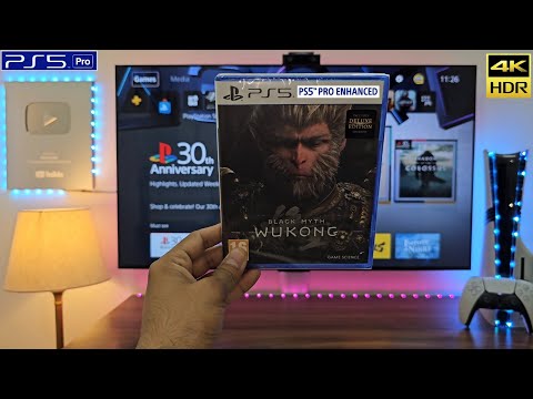 Black Myth Wukong Disc Edition (Unboxing + Gameplay) PS5 PRO 4K HDR 60FPS