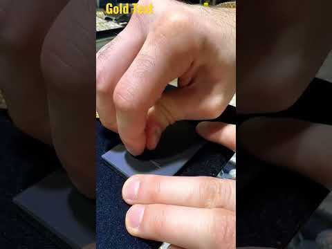 How to Test Gold | Fake Gold | Gold Testing | ⭐ ⭐ ⭐ | #viral #shorts #youtube #gold  #youtubeshorts