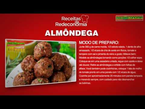 Receitas Redeconomia almondega