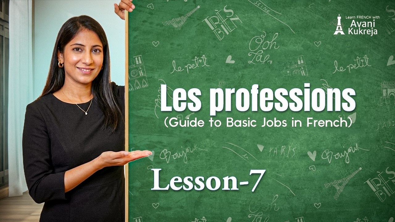 Les Professions | Learn French | Basic French for Beginners