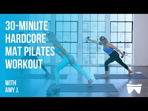 Amy Jordan Core-Focused Pilates Workout No Equipment Needed 💙| @amyjordanofficial