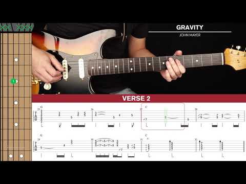 Gravity Guitar Cover John Mayer 🎸|Tabs + Chords|