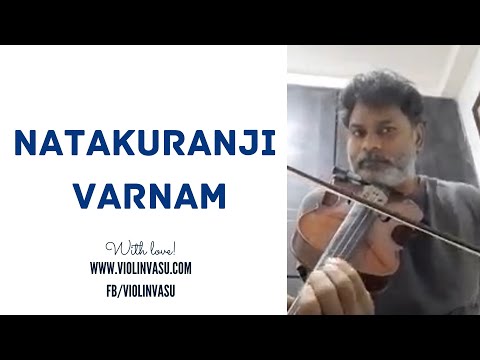 Natakurani Varnam on the Violin