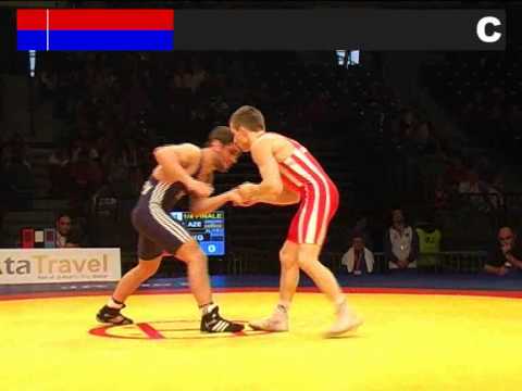 KHARKO, Dmytro (UKR) - ALIYEV, Elchin (AZE) European Championship 2012 - 1/4 final