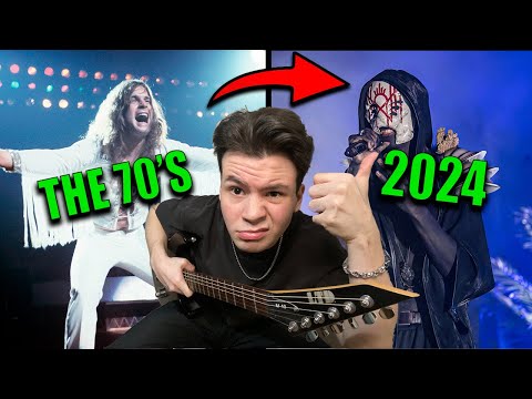 Every Era of Metal UNDER 5 MINUTES (with Guitar Riffs)