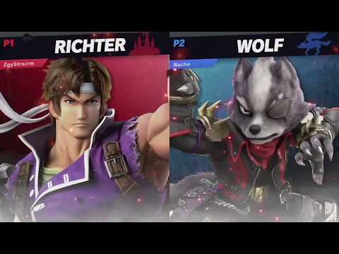 ZiggyStarscream (Richter) vs NachoTaco (Wolf/Joker) - Winners Round 2 - Harvest Smash 2