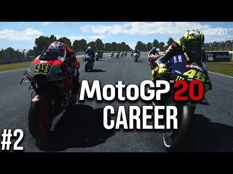 MotoGP 20 Career Mode Gameplay Part 2 -France Le Mans- (MotoGP 20 PC) |DrGam3s|
