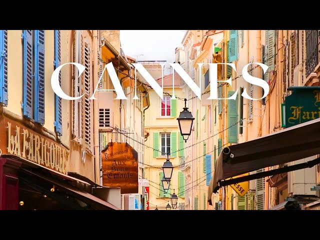 Travel vlog - Walk in CANNES, local market, old town, beach and more! What to do in Cannes and what to see!