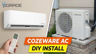 Cozeware 12000 BTU Mini Split Ac & Heating System