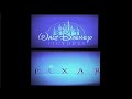 Walt Disney Pictures Pixar Animation Studio Logo 1999 Bootleg Remake Version Restored