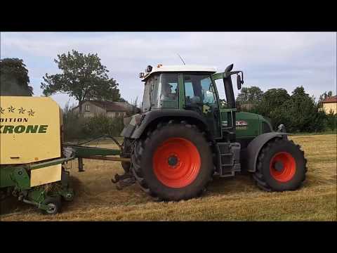 Prasowanie 2018!! Fendt 412 i Krone. Usługi Rolnicze Grzegorz Wasiak.