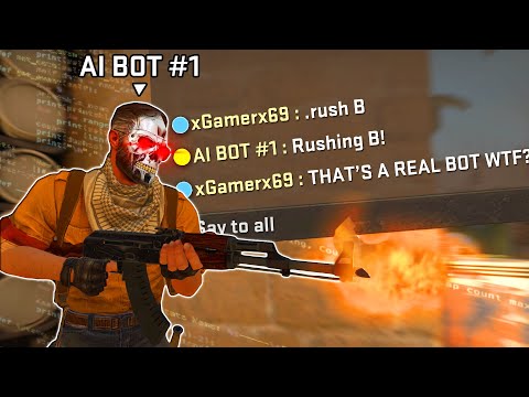 I PRETENDED TO BE AN AI BOT IN CS:GO #3 (THE FUNNIEST REACTIONS!)