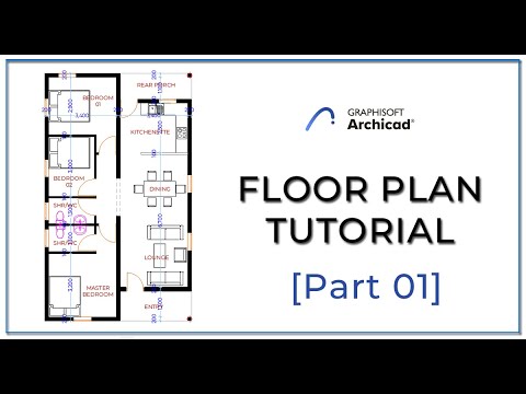 ArchiCAD 24 - Floor Plan Tutorial [Part 01]