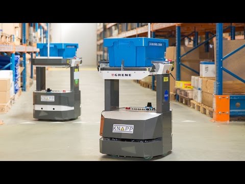 KNAPP – Flexible transport with the free-moving Open Shuttles