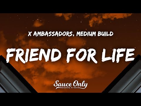 X Ambassadors, Medium Build - Friend For Life (Lyrics)