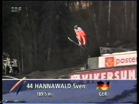 Sven Hannawald - 189.5 m - Vikersund 1998