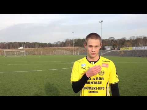 Pelle Olsson efter matchen mot FK Karlskrona