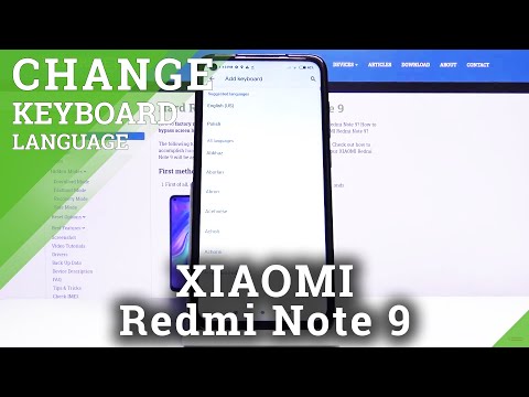 How to Change Keyboard Language in Xiaomi Redmi Note 9 – Add Language to Keyboard