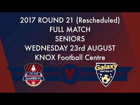 RD21 2017: SENIORS Alamein FC vs v GALAXY UNITED Full Match