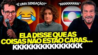 VAMOS RIR! PÂNICO REAGIU A JORNALISTA DA GLOBO ANALISANDO A ECONOMIA DO BRASIL