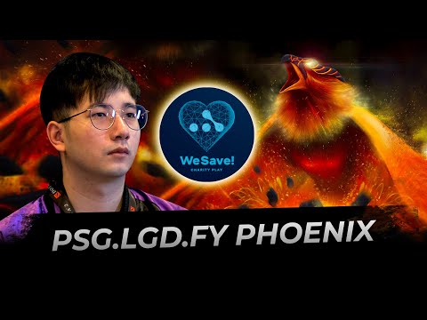 PSG.LGD.fy Phoenix Pos 4 - Dota 2 Replay Full Gameplay