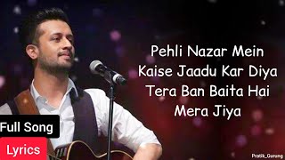 Pehli Nazar Mein Full (Lyrics)- | Race | Akshaye Khanna, Bipasha Basu |Atif Aslam | @LyricsVibes43