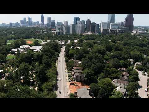 Aerial Footage Of The Cityscape Of Atlanta Georgia | No Copyright HD Videos