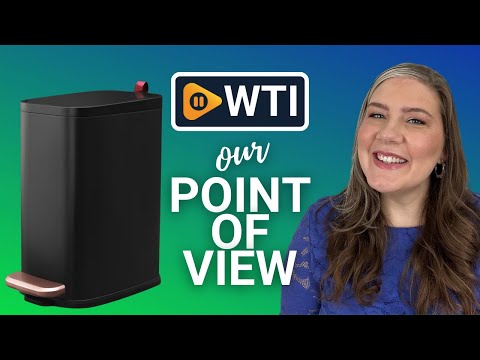 Bathroom Trash Can with Lid - Small Stainless Steel Garbage Can 1.7 Gallon Compact Metal Garbage Bin with Step Pedal - WTI product video review