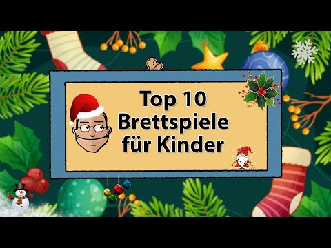 Top 10 Kinderspiele  - Weihnachten 2022 – Brettspiele