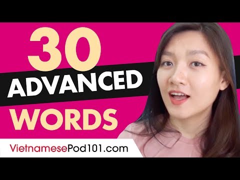 30 Advanced Vietnamese Words (Useful Vocabulary)
