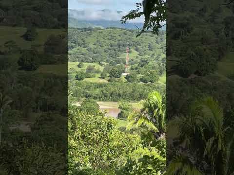 Paisaje en los Amates  Puerto Barrios Izabal Guatemala se aprecia el río Motagua