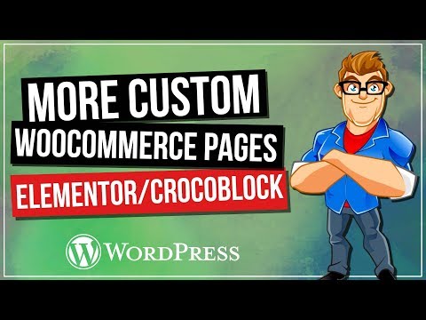 Custom Woocommerce Page Layout with Elementor Crocoblock