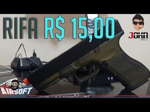 GLOCK 18c CYMA PERSONALIZADA - PODE SER SUA