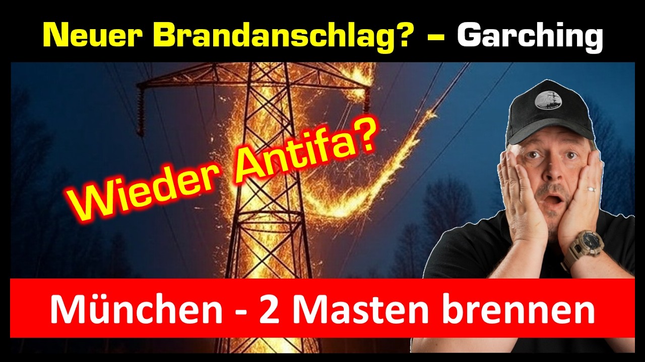 Neuer Brandanschlag Hochspannungsnetz? - Garching bei München TUM Garching