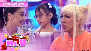 Vice is confused by the conversation between Anne and Mini Miss U Annika | It&#39;s Showtime Mini Miss U