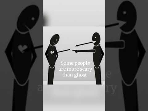 Some people are more scary than ghost! 😔 #motivation #overthinkers #quotes #life #happy