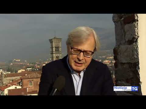 2017-12-06 PRATO - SGARBI SHOW, VISITA A SORPRESA AL PRETORIO E AL DUOMO