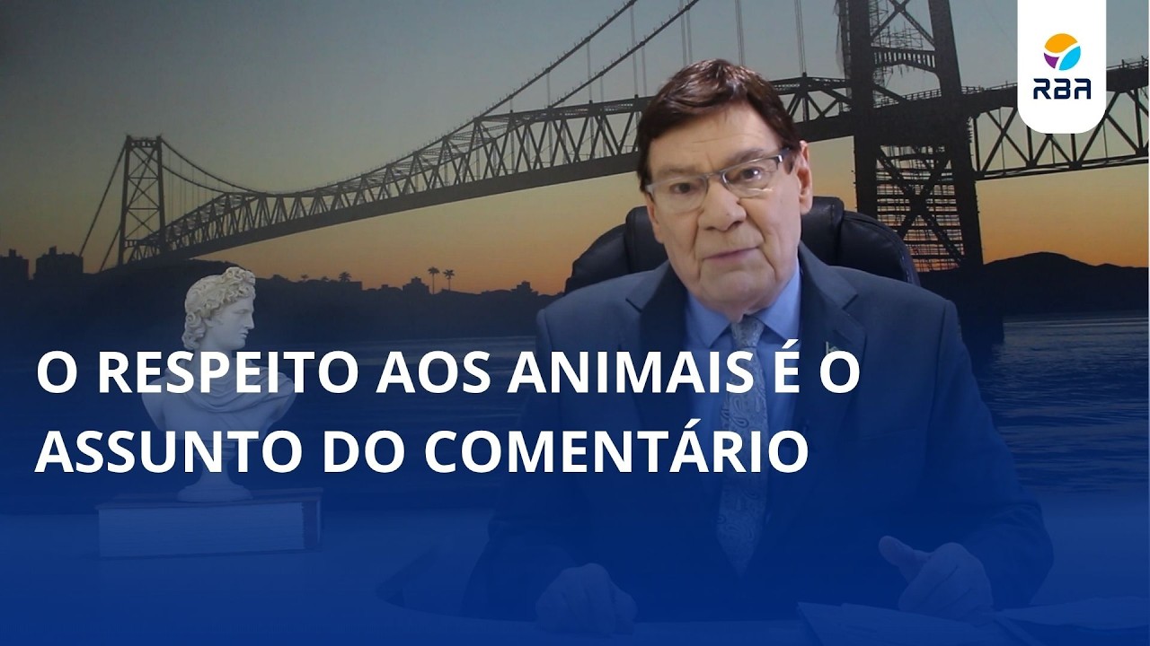 O respeito aos animais é o assunto do comentário
