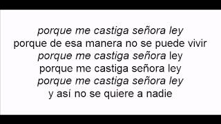 Señora ley tito nieves con letra