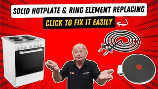 preview picture of video 'How to fit & replace a hob solid hotplate element ring for cookers and ovens'