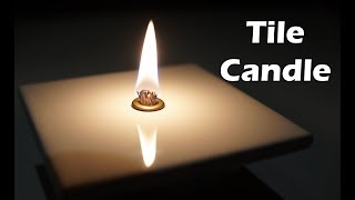 How to Make an Oil Candle with a Tile or Rock