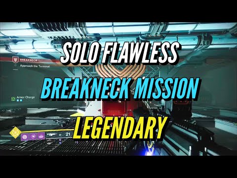 Solo Flawless Legendary “Breakneck” Lightfall Mission #4-Destiny 2