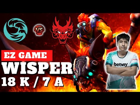 WISPER BATRIDER POV | BEASTCOAST VS HOKORI | LB BO1 | TI11 MAIN STAGE | How they play?