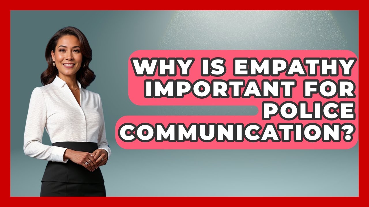 Why Is Empathy Important For Police Communication? - Law Enforcement Insider