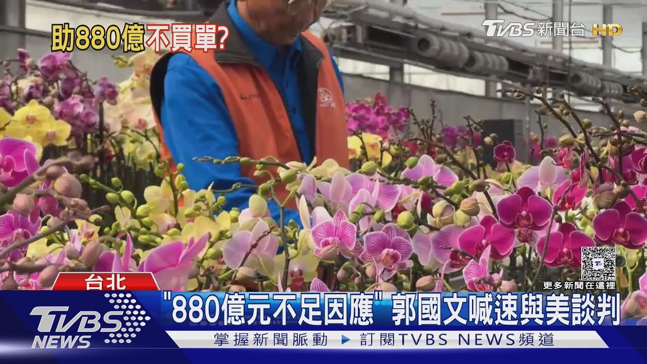 政院祭880億因應「關稅」 蘭花業者:還是要還