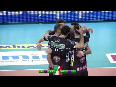 Gli highlights di Kioene Padova – Consar Ravenna  3-0