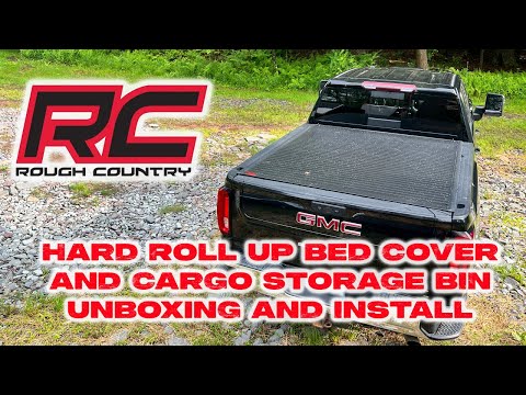 Rough Country Hard Roll Up Bed Cover and Cargo Storage Bin - Unboxing and Install