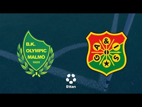 Höjdpunkter // BK Olympic - GAIS // Ettan Södra 2022