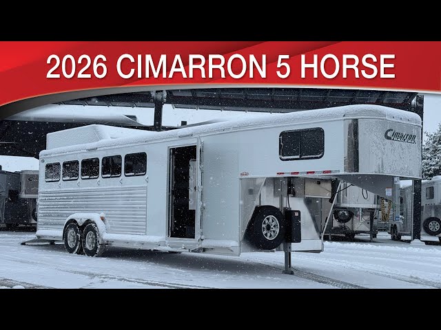 Preview image of 2026 Cimarron Norstar 5 Horse Gooseneck With Dual Door Front Tack youtube video
